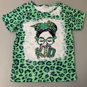 Lucky Kid Green Kids Tee